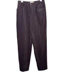 Talbots Womens Pants 10 Chocolate Brown Stretch High Rise Straight Leg